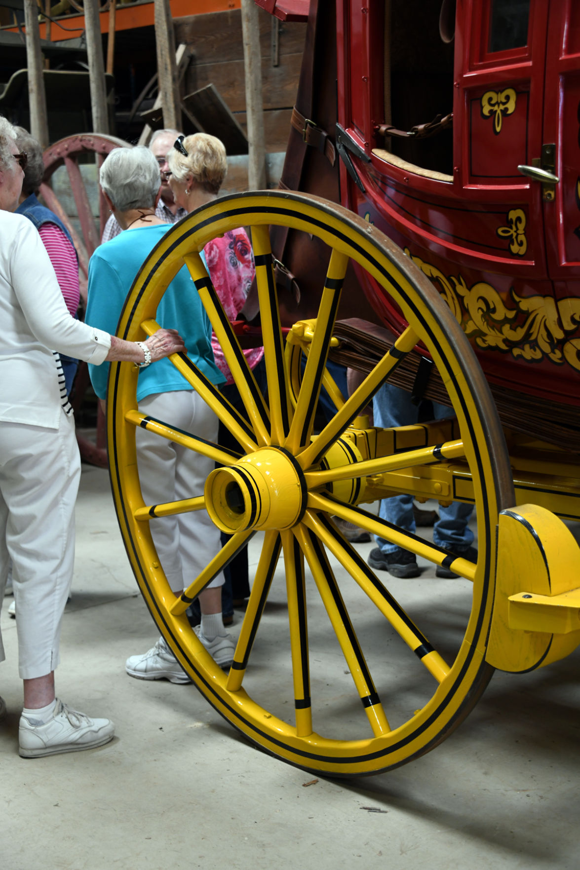 112 Even the wheels were works of art and were made in the traditional manner.JPG